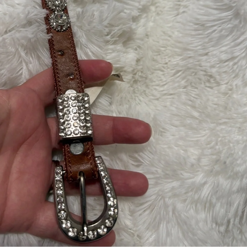 Shyanne Brown Belt with Silver Accents for girl’s